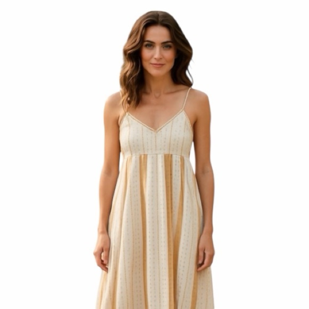 Area Stars Bahia White Strapless Maxi Dress Size: Medium NWT